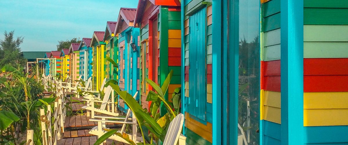 Multicolored Wooden Houses